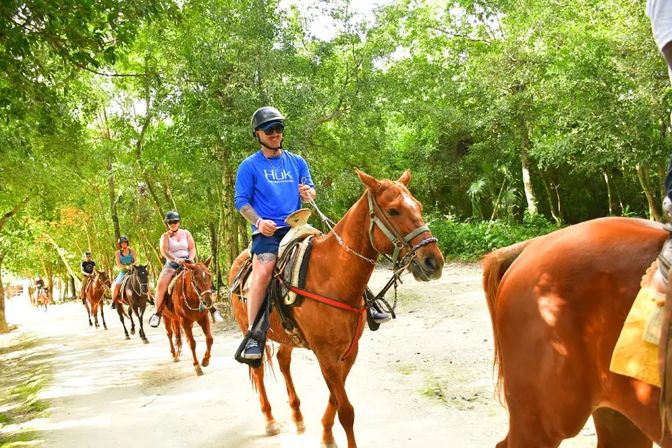 Horse Riding Adventure in Puerto Morelos with ATV, Zipline & Cenote Swim image 6