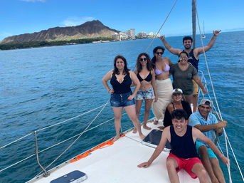 Diamond Head Sail & Swim (Up to 6 Passengers) image