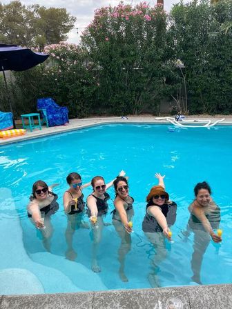 Private Aqua Yoga Class with Mimosas and Personalized Playlist  image 3