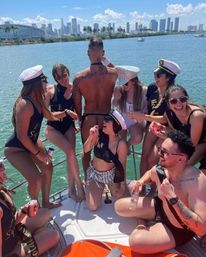 Premium Private Yacht Party for 2-6 Hours: Pristine Miami Cruise with Captain and Champagne, BYOB Optional image 29