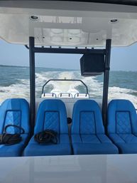 Cruise Charleston in Style: Private Party Boat on the Luxe Axopar 37 Suntop image 6