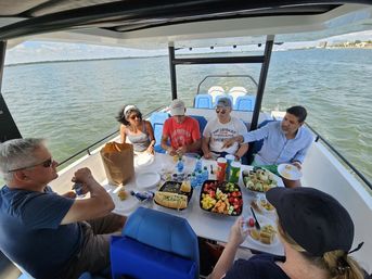 Cruise Charleston in Style: Private Party Boat on the Luxe Axopar 37 Suntop image 7