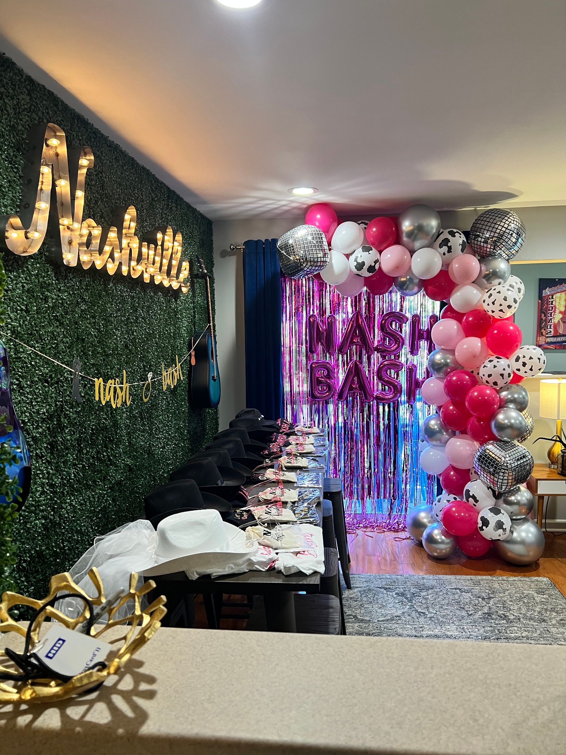 Insta-Worthy AirBnb & Hotel Party Setups with Balloon Arches, Backdrops, Marquee Lights & More image 1