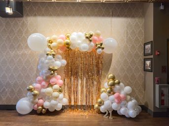 Insta-Worthy AirBnb & Hotel Party Setups with Balloon Arches, Backdrops, Marquee Lights & More image 7