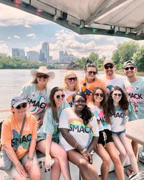 River Queen Pedal Pontoon BYOB Party Cruise Boat with Music City Skyline image 6