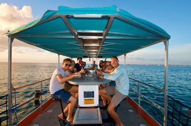 River Queen Pedal Pontoon BYOB Party Cruise Boat with Music City Skyline image 13