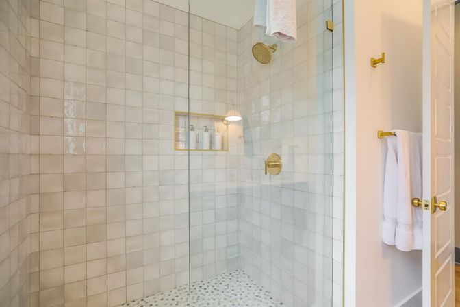 Hip Art-Filled Uptown Oasis with Heated Pool and Parking image 12