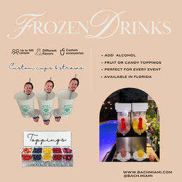 Boozy Frozen Drink Bar with Optional Server: Cool Down in the Florida Heat image 7