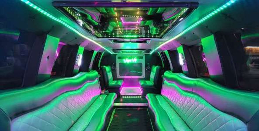 Green Stretch SUV One-Way Transportation: Complimentary Champagne, BYOB & More image 5