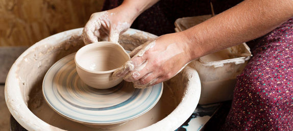 BYOB Pottery Clay Wheel Night with Professional Instructor and Drinks image 6