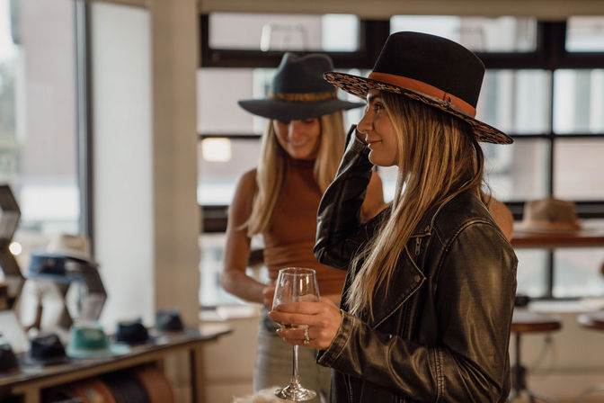 Custom Hat Party with Optional Charcuterie & Live Music at Gem Hats image 1