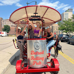 Detroit Party Bike: BYOB Pedal Bar Crawl with Music, Exclusive Drink Specials & Downtown Stops image 7