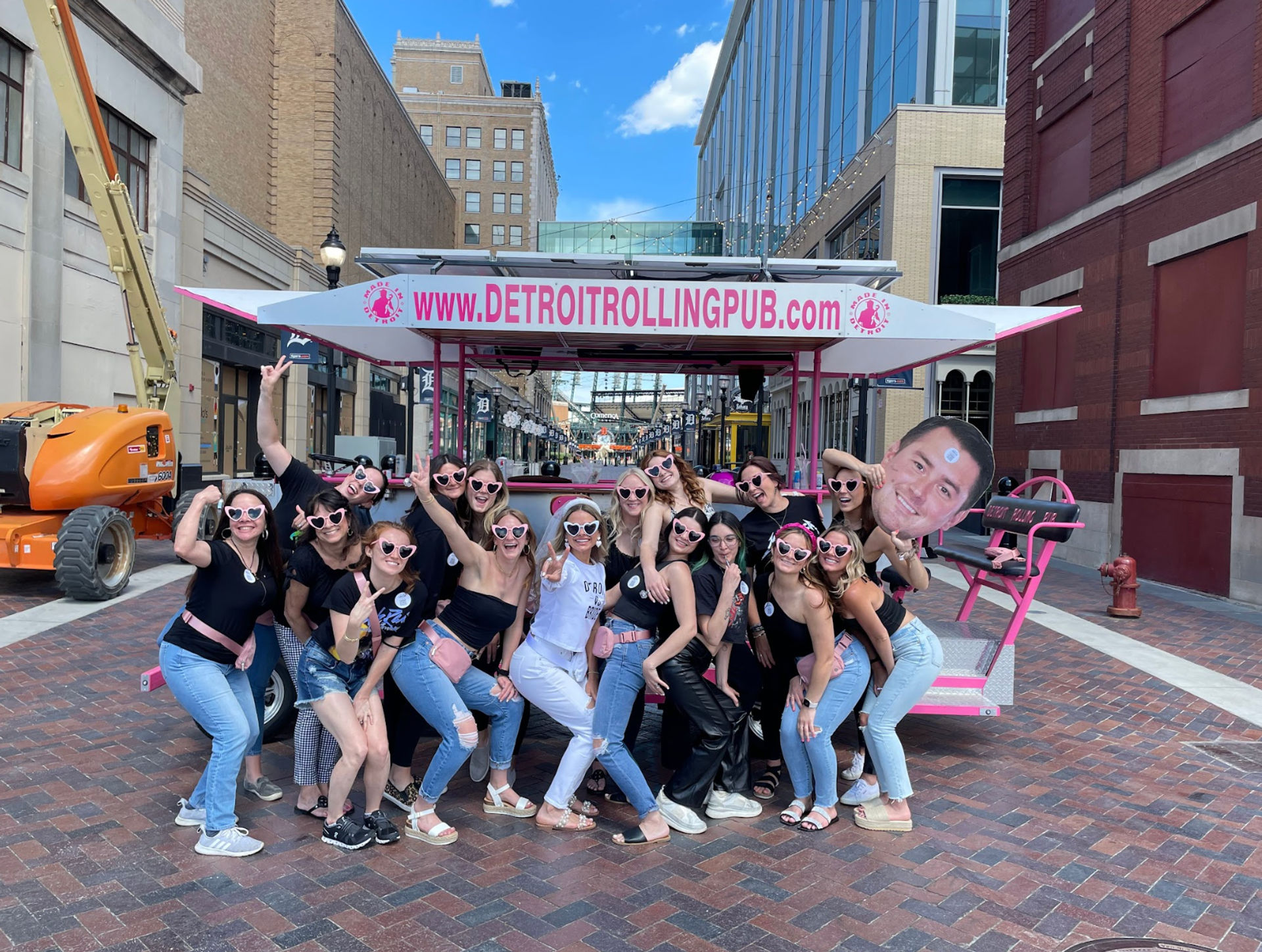 Detroit Party Bike: BYOB Pedal Bar Crawl with Music, Exclusive Drink Specials & Downtown Stops image 1