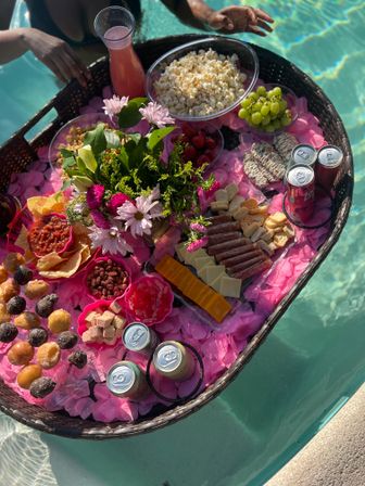 Insta-Worthy Bali-Style Luxury Floating Brunch with Customized Floating Snack Trays Delivered to You image 15