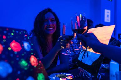 Neon Brush: Sip & Paint Workshop in the Dark  image