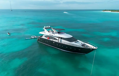 Luxury 78-foot Azimut Yacht Charter to Saona or Catalina with Captain, Drinks & Crew image