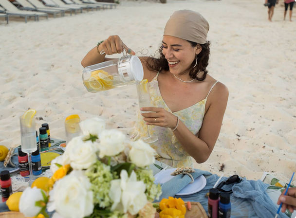 Sip & Paint Picnic Experience: Includes Art Supplies, Food, Drinks + Luxury Setup image 14