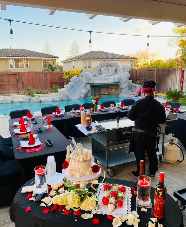 Thumbnail image for Private Hibachi/Teppanyaki Dining with Fire Show & Entertainment (Decor Set Up and Equipments All Included)