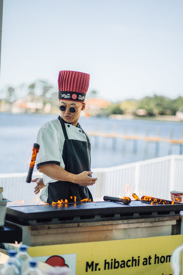 Private Hibachi Chef Catering with Grill, Food, Table & Chair Setup Included image 3