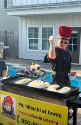 Private Hibachi Chef Catering with Grill, Food, Table & Chair Setup Included image 11