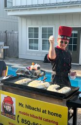 Private Hibachi Chef Catering with Grill, Food, Table & Chair Setup Included image 15