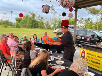 Private Hibachi Chef Catering with Grill, Food, Table & Chair Setup Included image 6