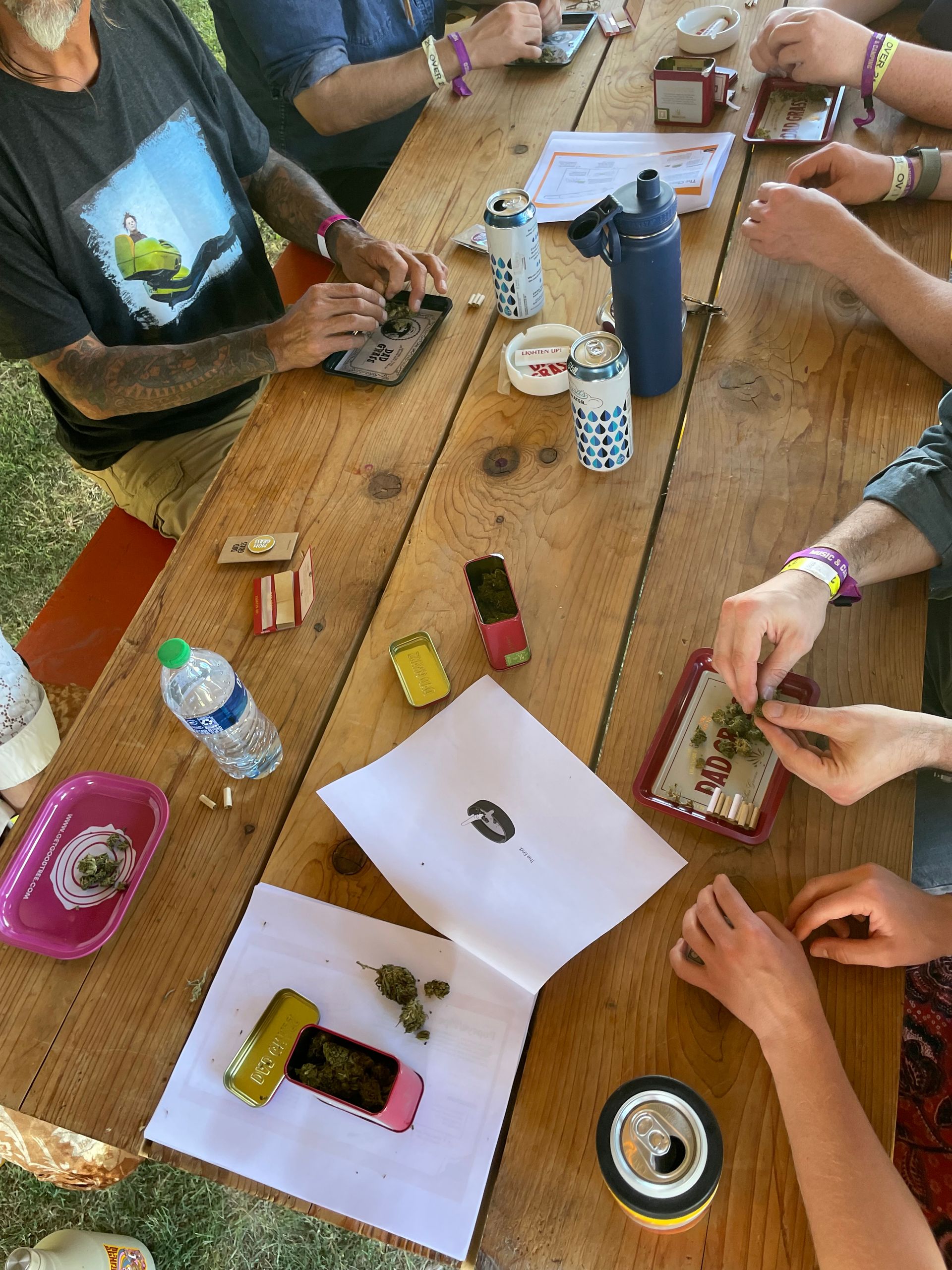 The Ultimate Stoner Kit Perfect Pregame's Portable Rolling Kit 