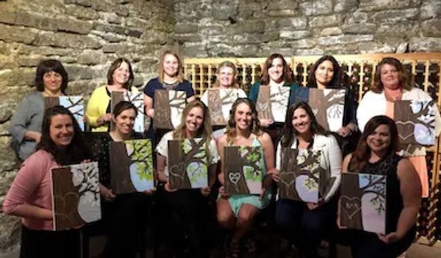 Private Paint + Sip Class at Your Home Rental or Special Event image 3