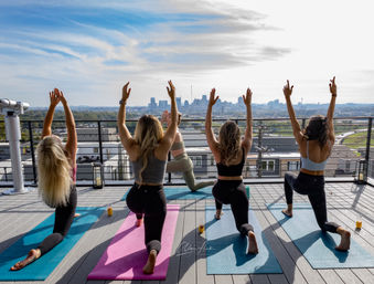 Private Yoga Class with Custom Playlists, Mimosa Add-Ons, and Cold Lavender Eye Towels image 21