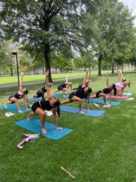 Private Yoga Class with Custom Playlists, Mimosa Add-Ons, and Cold Lavender Eye Towels image