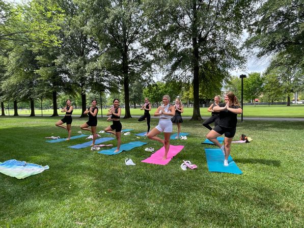 Custom Yoga Private Class with Fun Playlists, Mimosa Add-Ons, and Cold Lavender Eye Towels image 17