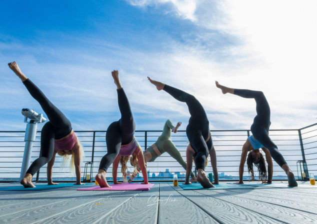Private Yoga Class with Custom Playlists, Mimosa Add-Ons, and Cold Lavender Eye Towels image 18