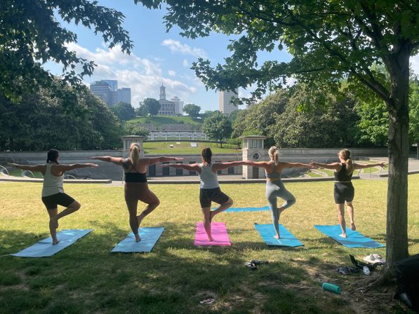 Custom Yoga Private Class with Fun Playlists, Mimosa Add-Ons, and Cold Lavender Eye Towels image 15