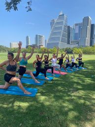 Private Yoga Class with Custom Playlists, Mimosa Add-Ons, and Cold Lavender Eye Towels image 19