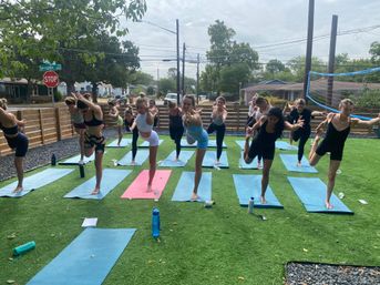 Bride Vibe Yoga's Custom Yoga Class with Fun Playlists, Mimosa Add-Ons, and Cold Lavender Eye Towels image 17