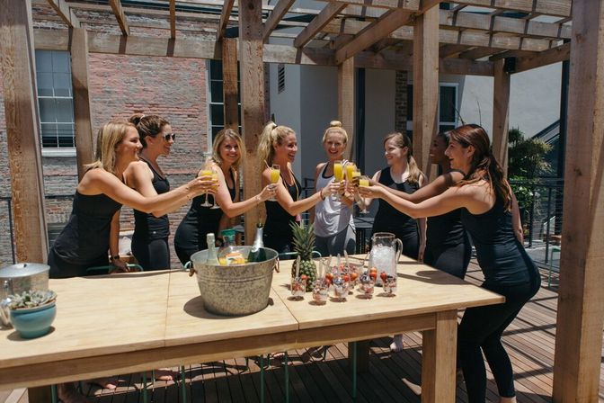 Private Yoga Class with Custom Playlists, Mimosa Add-Ons, and Cold Lavender Eye Towels image 24