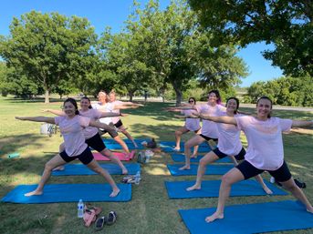 Private Yoga Class with Custom Playlists, Mimosa Add-Ons, and Cold Lavender Eye Towels image 15