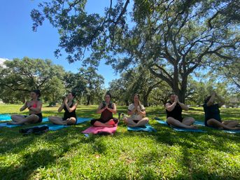Private Yoga Class with Custom Playlists, Mimosa Add-Ons, and Cold Lavender Eye Towels image 20
