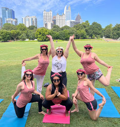 Private Yoga Class with Custom Playlists, Mimosa Add-Ons, and Cold Lavender Eye Towels image 1