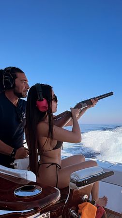 "Girls Got Guns" Ocean Skeet Shooting Adventure on Private Entertainment Yacht image 8