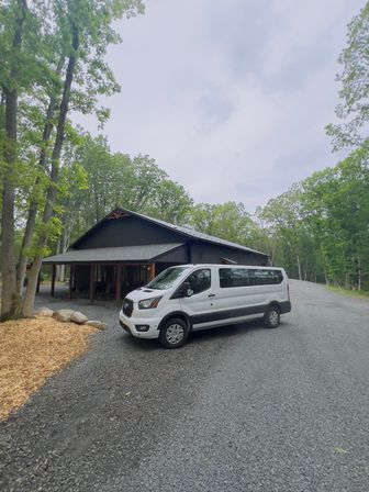 The Pocono Barndominium: Luxury Meets the Mountains with Hot Tub, Fire Pit & Golf Simulator image 75