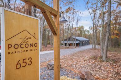 The Pocono Barndominium: Luxury Meets the Mountains with Hot Tub, Fire Pit & Golf Simulator image 69