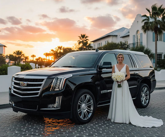 Luxury Bride & Groom Getaway Car Service for a Stylish Wedding Exit image 3