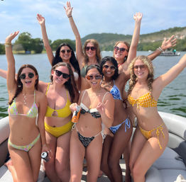 Boats n' Bubbly: Bachelorette Party Pontoon Charter on Lake Austin image