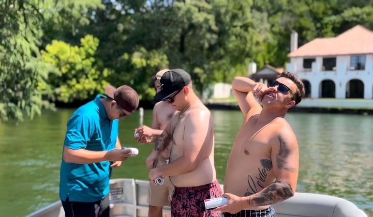 Last Cruise Before the I Do's: Bachelor Party Pontoon Charter on Lake Austin image 1