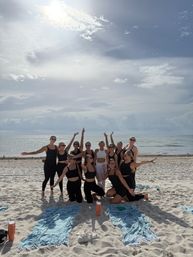 Private Yoga Class with Custom Playlists, Mimosa Add-Ons, and Cold Lavender Eye Towels image 33