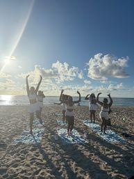 Private Yoga Class with Custom Playlists, Mimosa Add-Ons, and Cold Lavender Eye Towels image 22