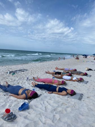 Private Yoga Class with Custom Playlists, Mimosa Add-Ons, and Cold Lavender Eye Towels image 8