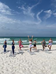Private Yoga Class with Custom Playlists, Mimosa Add-Ons, and Cold Lavender Eye Towels image 3