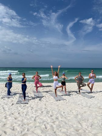 Private Yoga Class with Custom Playlists, Mimosa Add-Ons, and Cold Lavender Eye Towels image 3
